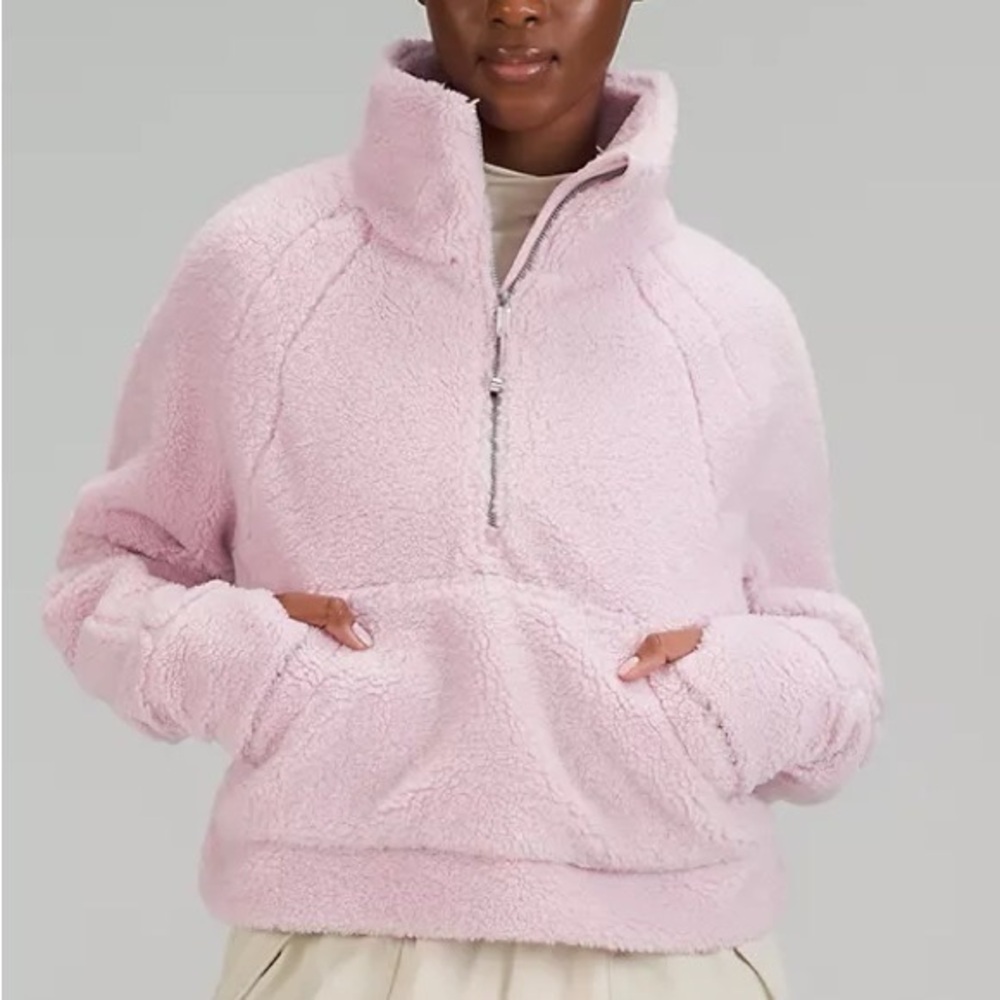 NWT Lululemon Sherpa Scuba Oversized Half-Zip Hoodie